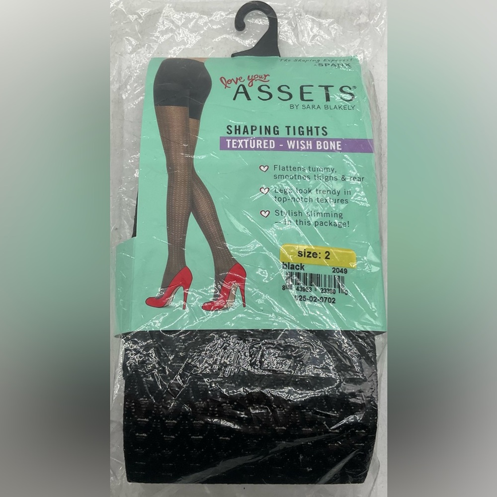 Assets By Sara Blakley Shaping Tights Size 2  Black